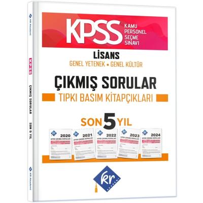 KR Akademi Yayınları KPSS Genel Yetenek Genel Kültür Çıkmış Sorular Son 5 Yıl Tıpkı Basım Fasikülleri 