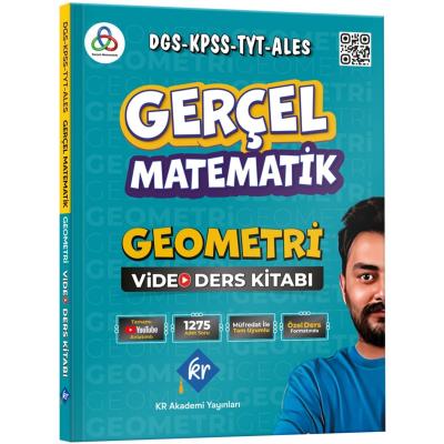 KR Akademi Yayınlar Gerçel Matematik DGS KPSS TYT ALES Geometri Video Ders Kitabı 