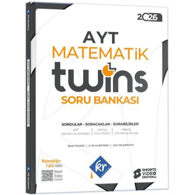 KR Akademi Yayınları 2026 AYT Twins Matematik Soru Bankası 