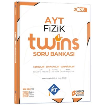KR Akademi Yayınları 2026 AYT Twins Fizik Soru Bankası Altuğ Güneş 
