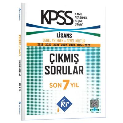 KR Akademi Yayınları KPSS Genel Yetenek Genel Kültür Çıkmış Sorular Son 7 Yıl Kitapçıkları 
