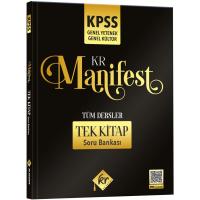 KR Akademi Yayınları KPSS Genel Yetenek Genel Kültür Manifest Tüm Dersler Tek Kitap Soru Bankası 