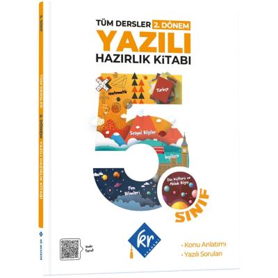 KR Akademi Yayınları 5. Sınıf Tüm Dersler 2. Dönem Yazılı Hazırlık Kitabı 