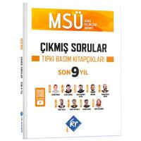 KR Akademi Yayınları MSÜ Çıkmış Sorular Son 9 Yıl Tıpkı Basım Kitapçıkları 