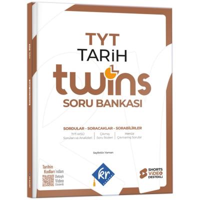 KR Akademi Yayınları TYT Twins Tarih Soru Bankası 
