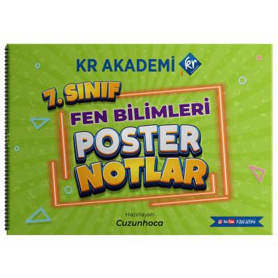 Kr Akademi Yayınları 7. Sınıf Fen Bilimleri Poster Notlar 