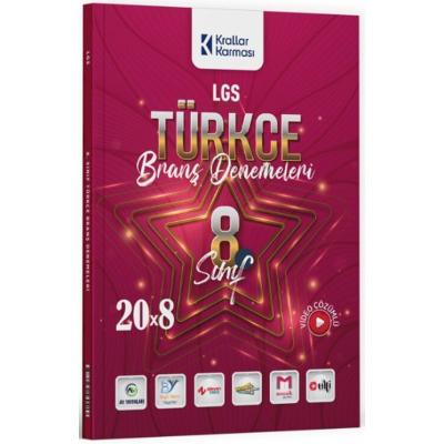 Krallar Karması LGS 8. Sınıf Türkçe 20 x 8 Branş Denemeleri