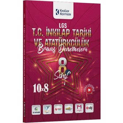 Krallar Karması LGS 8. Sınıf  T.C. İnkılap Tarihi ve Atatürkçülük 10 x 8 Branş Denemeleri