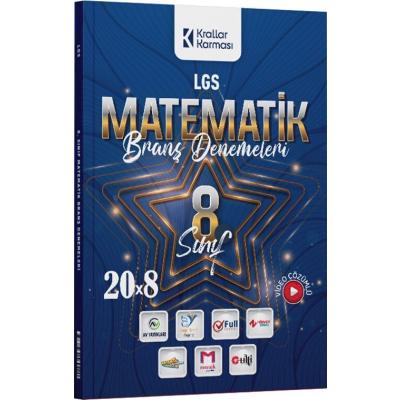 Krallar Karması LGS 8. Sınıf  Matematik 20 x 8 Branş Denemeleri