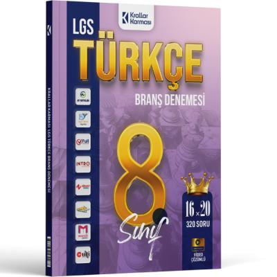 Krallar Karması LGS 8. Sınıf  Türkçe 16 x 20 Branş Denemeleri