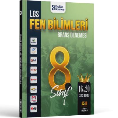 Krallar Karması LGS 8. Sınıf  Fen Bilimleri 16 x 20 Branş Denemeleri