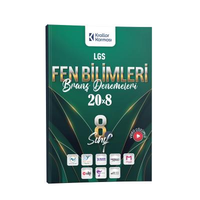 Krallar Karması LGS 8. Sınıf  Fen Bilimleri 20 x 8 Branş Denemeleri