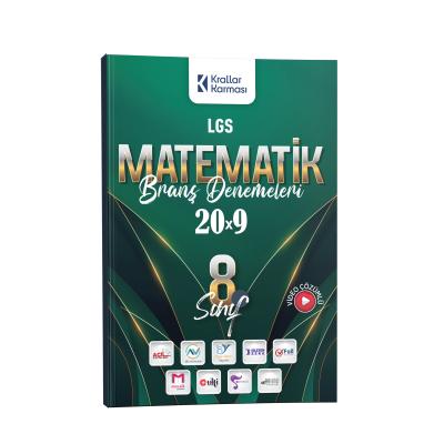 Krallar Karması LGS 8. Sınıf  Matematik 20 x 9 Branş Denemeleri