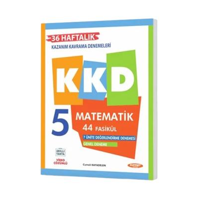 Kurmay Yayınları 5. Sınıf  Matematik Haftalık Kazanım Kavrama Denemeleri
