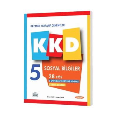 Kurmay Yayınları 5. Sınıf  Sosyal Bilgiler Haftalık Kazanım Kavrama Denemeleri