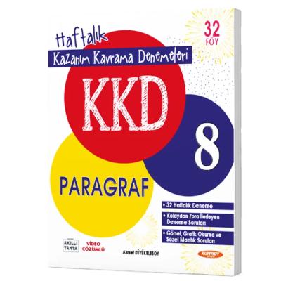 Kurmay Yayınları LGS 8. Sınıf Paragraf Haftalık Kazanım Kavrama Denemeleri