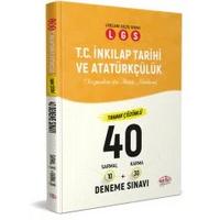 LGS T.C. İnkılap Tarihi ve Atatürkçülük 40 Deneme Sınavı Editör Yayınları