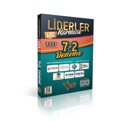 Liderler Karması 2025 Model LGS 8. Sınıf  Tüm Dersler 7+2 Deneme Çözümlü