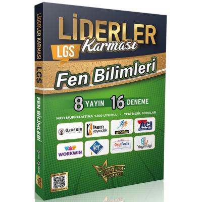 Liderler Karması Lgs Fen Bilimleri Denemeleri 8 Yayın 16 Deneme
