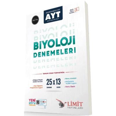 Limit Yayınları AYT Biyoloji 25 Deneme
