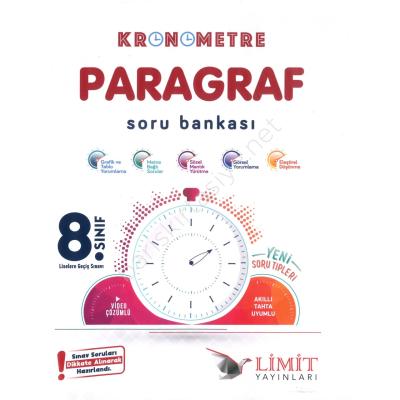 Limit Yayınları LGS 8. Sınıf  Kronometre Paragraf Soru Bankası