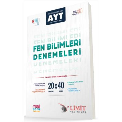 Limit Yayınları Ayt Fen Bilimleri 20 X 40 Denemeleri