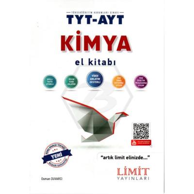 Limit Yayınları Tyt Ayt Kimya El Kitabı