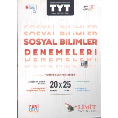 Limit Yayınları Tyt Sosyal Bilimler 20X25 Deneme