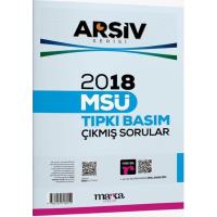 Marka Yayınları 2018 MSÜ Tıpkı Basım ARŞİV Serisi Çıkmış Sorular