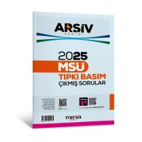 Marka Yayınları 2025 MSÜ ARŞİV SERİSİ Tıpkı Basım Çıkmış Sorular Tamamı Video Çözümlü