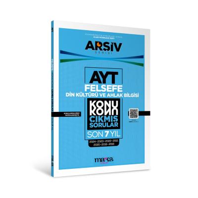 Marka Yayınları AYT Din Kültürü ve Felsefe Konu Konu Çıkmış Sorular Son 7 Yıl