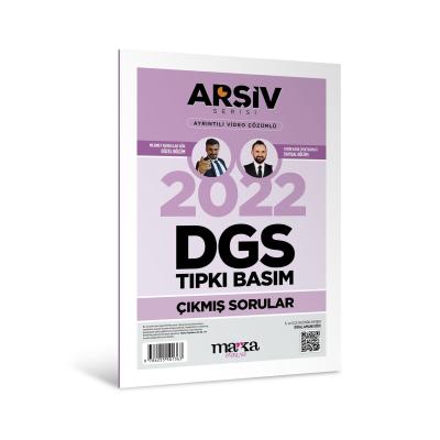 Marka Yayınları 2022 DGS ARŞİV SERİSİ Tıpkı Basım Çıkmış Sorular Tamamı Video Çözümlü