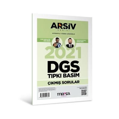 Marka Yayınları 2021 DGS ARŞİV SERİSİ Tıpkı Basım Çıkmış Sorular Tamamı Video Çözümlü