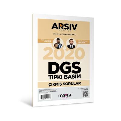 Marka Yayınları 2020 DGS ARŞİV SERİSİ Tıpkı Basım Çıkmış Sorular Tamamı Video Çözümlü