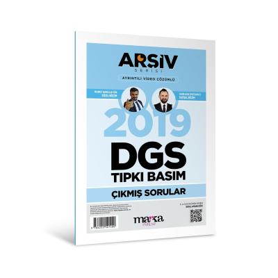 Marka Yayınları 2019 DGS ARŞİV SERİSİ Tıpkı Basım Çıkmış Sorular Tamamı Video Çözümlü