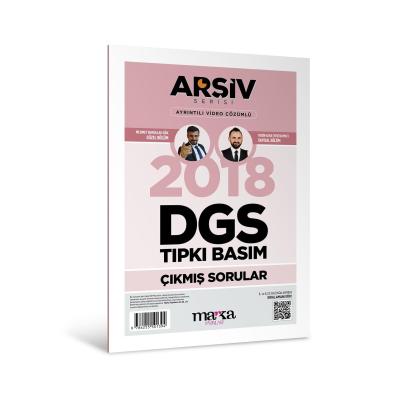 Marka Yayınları 2018 DGS ARŞİV SERİSİ Tıpkı Basım Çıkmış Sorular Tamamı Video Çözümlü