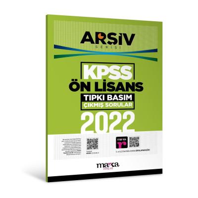 Marka Yayınları 2022 KPSS Ön Lisans ARŞİV SERİSİ Tıpkı Basım Çıkmış Sorular
