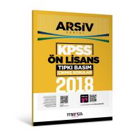 Marka Yayınları 2018 KPSS Ön Lisans ARŞİV SERİSİ Tıpkı Basım Çıkmış Sorular