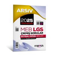 Marka Yayınları 2025 LGS 8. Sınıf ARŞİV Serisi Tıpkı Basım Çıkmış Sorular Tamamı Video Çözümlü