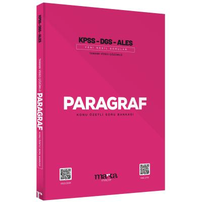 Marka Yayınları Kpss Dgs Ales Paragraf Konu Özetli Yeni Nesil Soru Bankası Tamamı Video Çözümlü