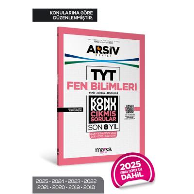 Marka Yayınları TYT Fen Bilimleri Konu Konu Çıkmış Sorular Son 8 yıl Çıkmış Sorular 