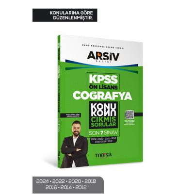 Marka Yayınları KPSS Ön Lisans Coğrafya Konu Konu Çıkmış Sorular Son 7 Sınav Çıkmış Sorular (2024 Dahil) 