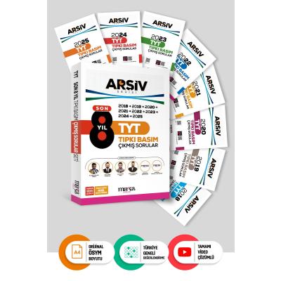 Marka Yayınları Son 8 Yıl TYT Arşiv Serisi Tıpkı Basım Fasikül Fasikül Çıkmış Sorular Tamamı Video Çözümlü 