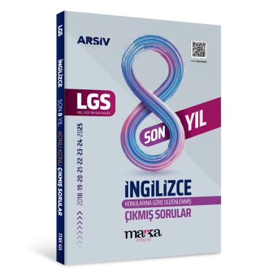Marka Yayınları LGS 8. Sınıf İngilizce Konu Konu Çıkmış Sorular Son 8 Yıl