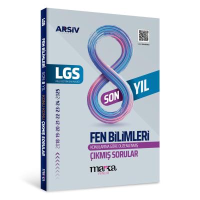 Marka Yayınları LGS 8. Sınıf Fen Bilimleri Konu Konu Çıkmış Sorular Son 8 Yıl