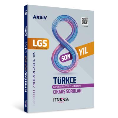 Marka Yayınları LGS 8. Sınıf Türkçe Konu Konu Çıkmış Sorular Son 8 Yıl