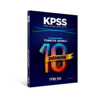 Marka Yayınları KPSS Genel Yetenek Genel Kültür Türkiye Geneli 10 Deneme