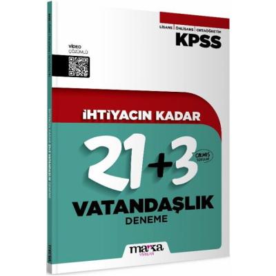 Marka Yayınları KPSS İhtiyacın Kadar Vatandaşlık 24 Deneme