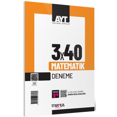 Marka Yayınları 2025 Ayt Matematik 3X40 Deneme
