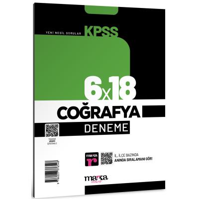 Marka Yayınları 2025 Kpss Coğrafya 6X18 Deneme Tamamı Video Çözümlü